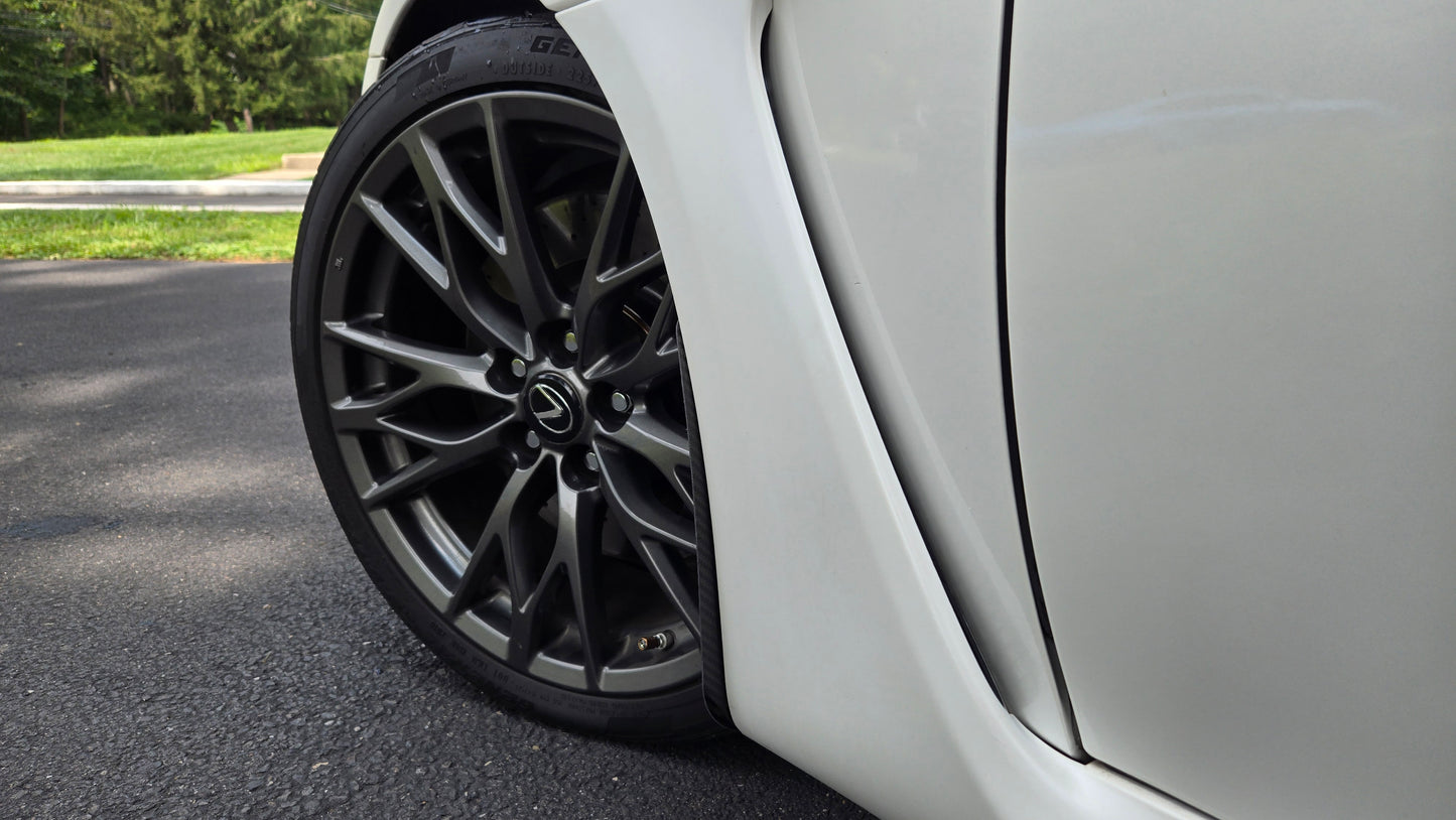 2008 to 2014 Lexus ISF Carbon Fiber Mudguards