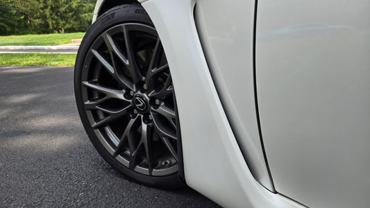 2008 to 2014 Lexus ISF Carbon Fiber Mudguards