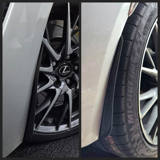 2015 to 2019 Lexus RCF Carbon Fiber Mudguards