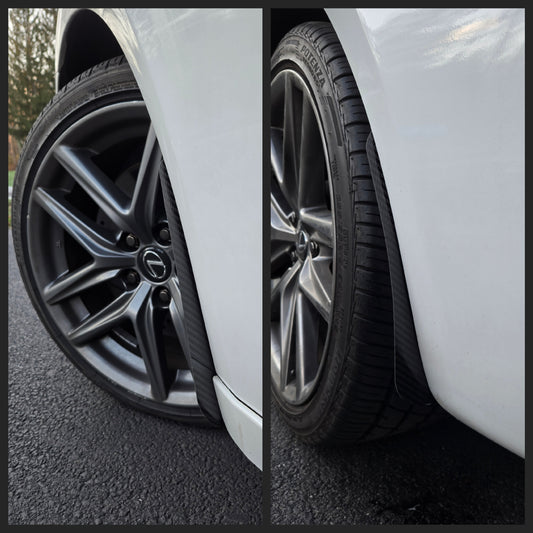 2014-2020 Lexus IS200t, IS300, IS350 Carbon Fiber Mudguards