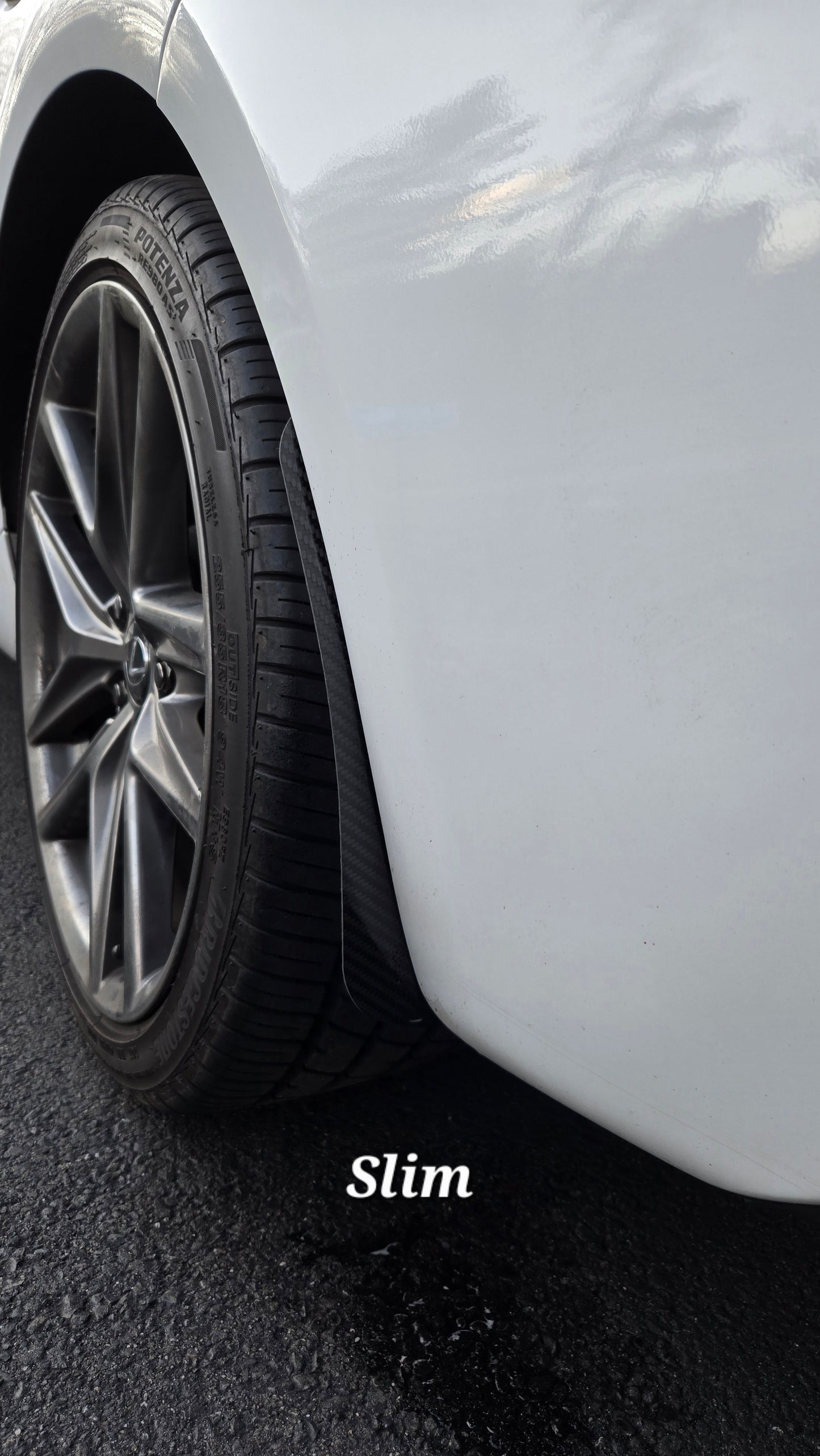 2014-2020 Lexus IS200t, IS300, IS350 Carbon Fiber Mudguards
