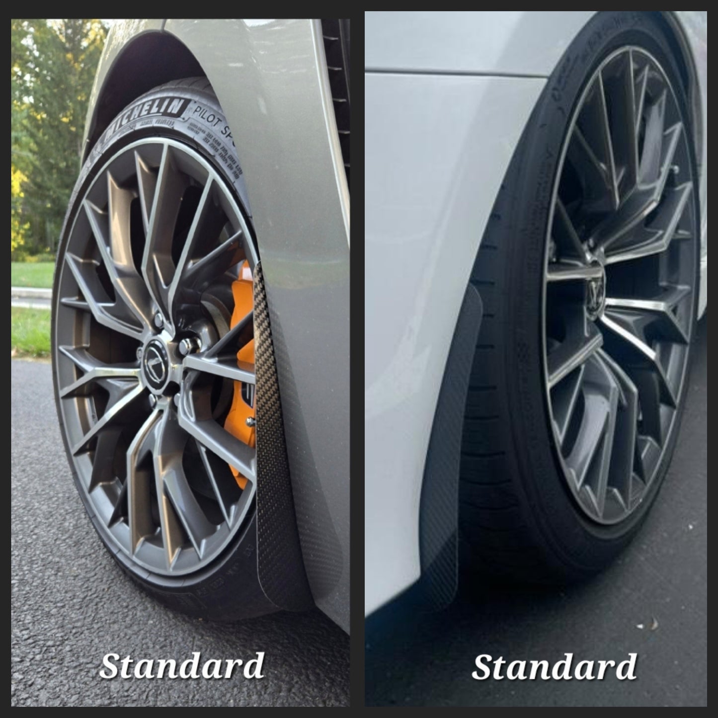 2016-2020 Lexus GSF Carbon Fiber Mudguards