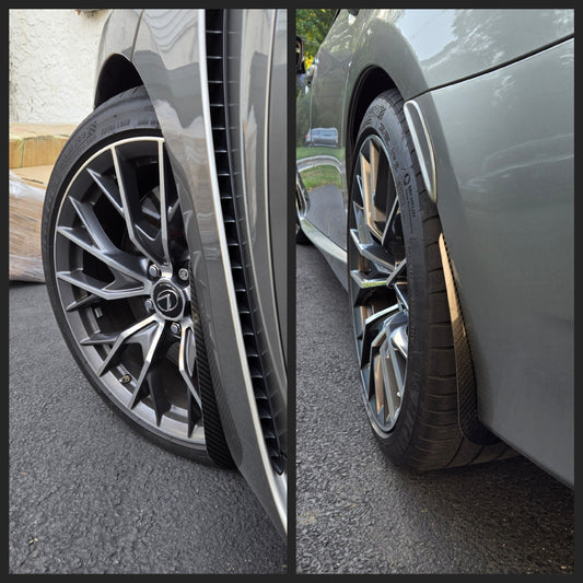 2016-2020 Lexus GSF Carbon Fiber Mudguards