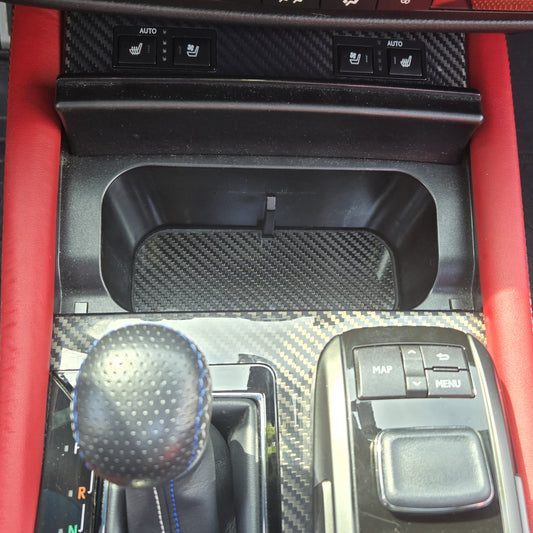 13-20 Lexus GS Carbon Fiber Cupholder Base
