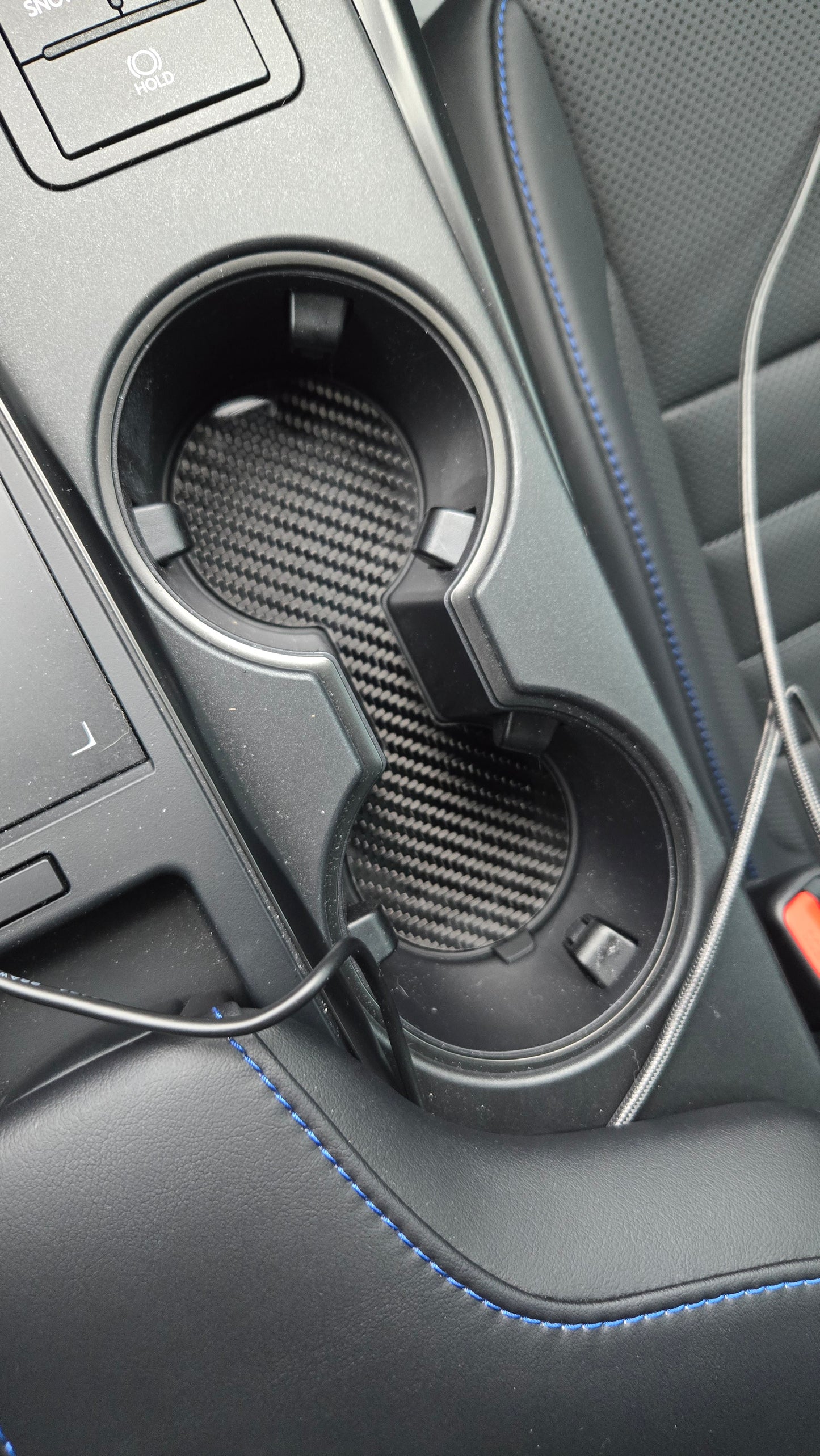 21+ IS/RC Carbon Fiber Cupholder Base